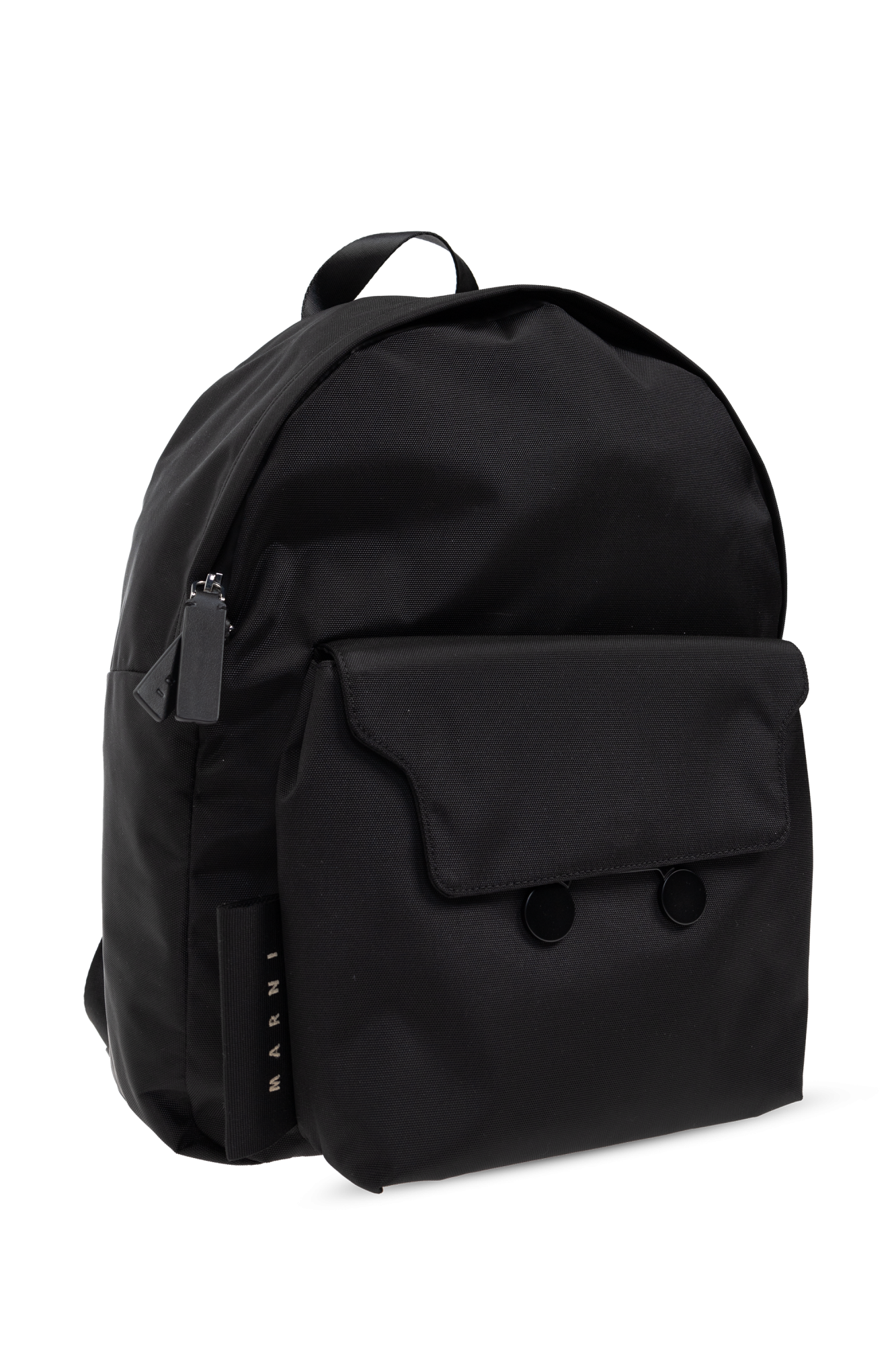 Black Backpack with logo Marni - Vitkac France
